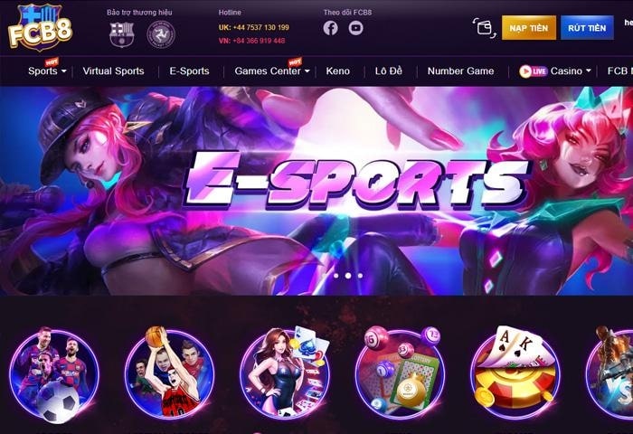 Fcb8 có nhiều game cá độ