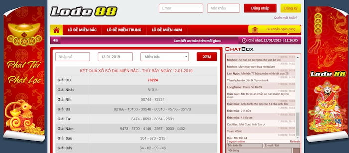 Giao diện Lode88 đỏ trắng dễ nhìn, bắt mắt