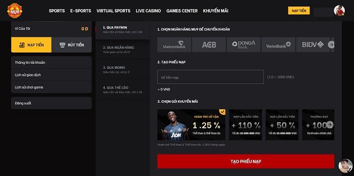 Khuyến mãi cực khủng với mu9