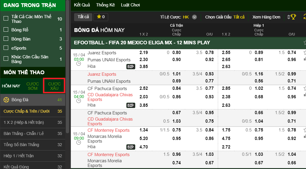 Cách tính cược xiên như thế nào?